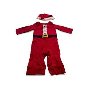 Carters - Santa Suit onesie with matching hat